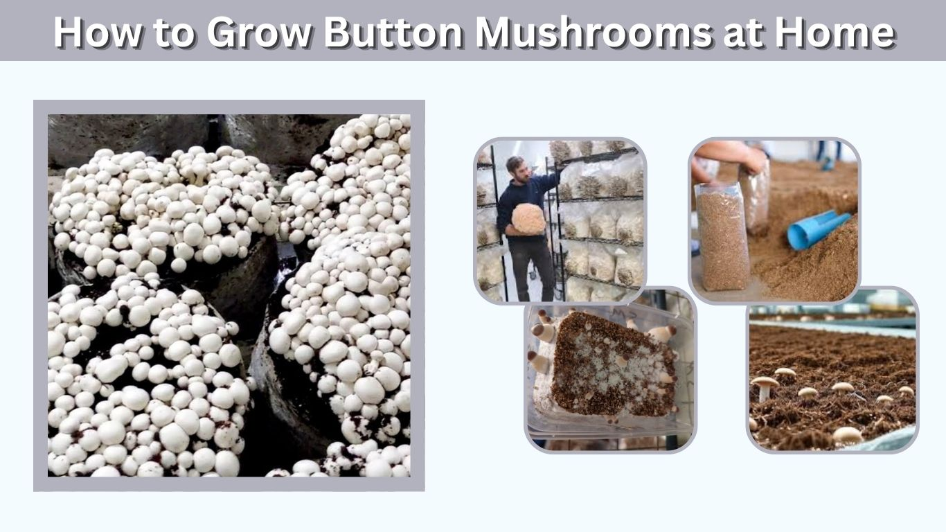 How to Grow Button Mushrooms at Home: Easy Beginner Guide