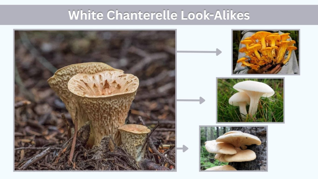 White Chanterelle Look-Alikes