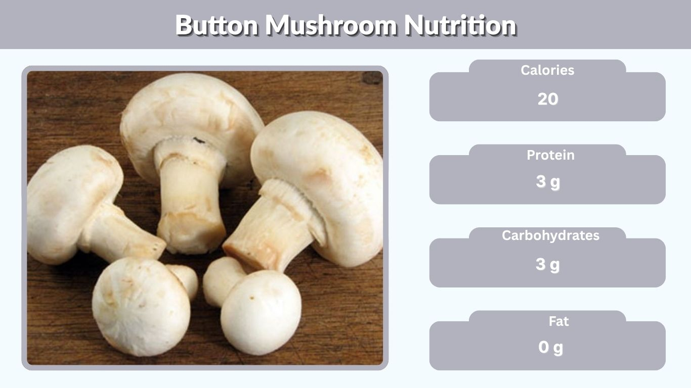 Button Mushroom Nutrition: Benefits, Calories, and Uses