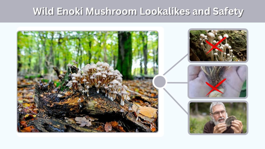 Wild Enoki Mushroom Lookalikes and Safety
